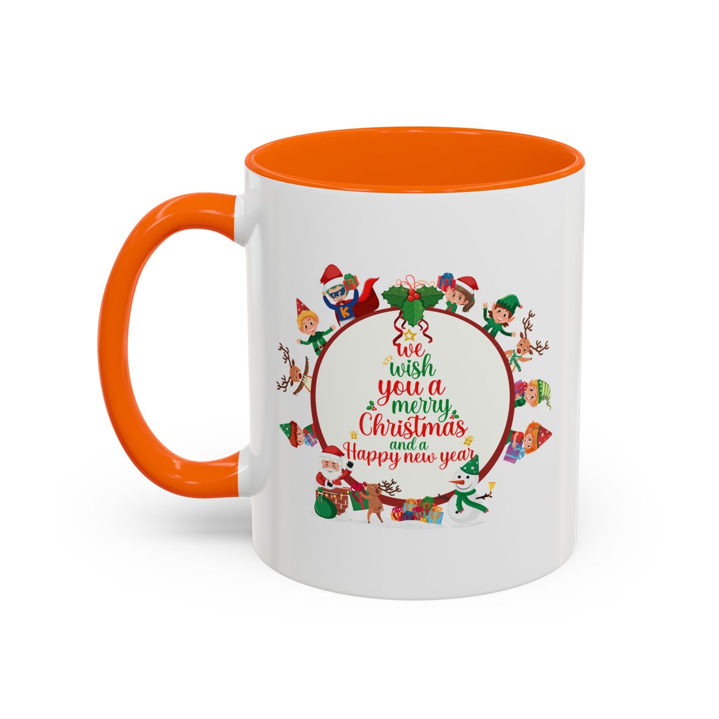 Accent Coffee Mug - We wish you a merry christmas