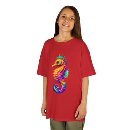 Kids Heavy Cotton™ Tee - vibrant seahorse