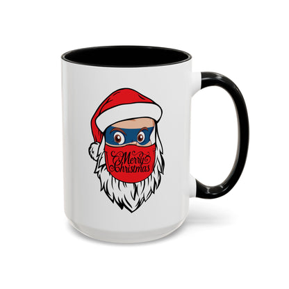 Accent Coffee Mug - Santa Super kiddo - [[{"value":"Wonderwear Kid"}]]