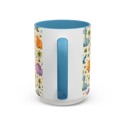 Accent Coffee Mug  (11/15 oz) - Baby Dinosaurs Nursery