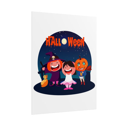 Rolled Posters - Super kiddo wearing pumpkin - [[{"value":"Wonderwear Kid"}]]