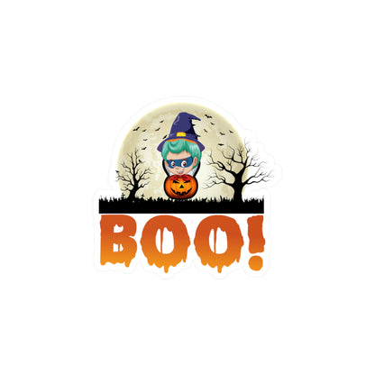 Halloween Kiss-Cut Vinyl Decals – Boo - [[{"value":"Wonderwear Kid"}]]