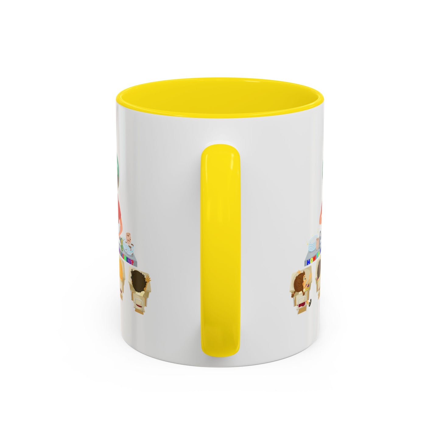 Accent Coffee Mug - Little kiddo teaching to wash dishes