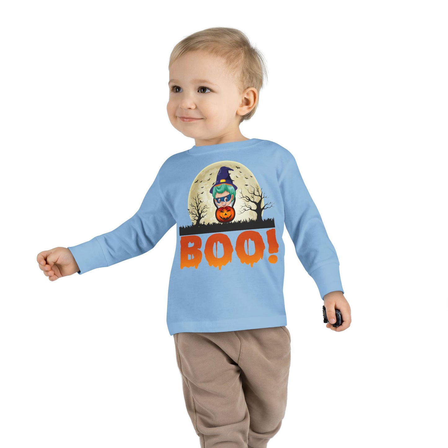 Toddler Long Sleeve Tee - Boo - [[{"value":"Wonderwear Kid"}]]