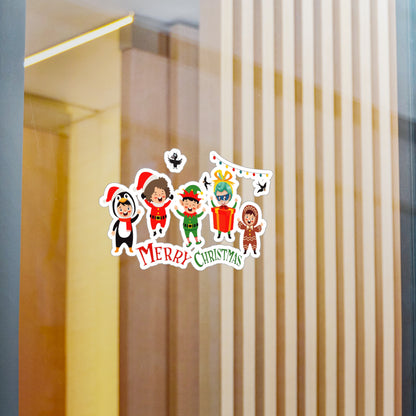 Christmas Kiss-Cut Vinyl Decals – Merry christmas by super kiddo and friends - [[{"value":"Wonderwear Kid"}]]