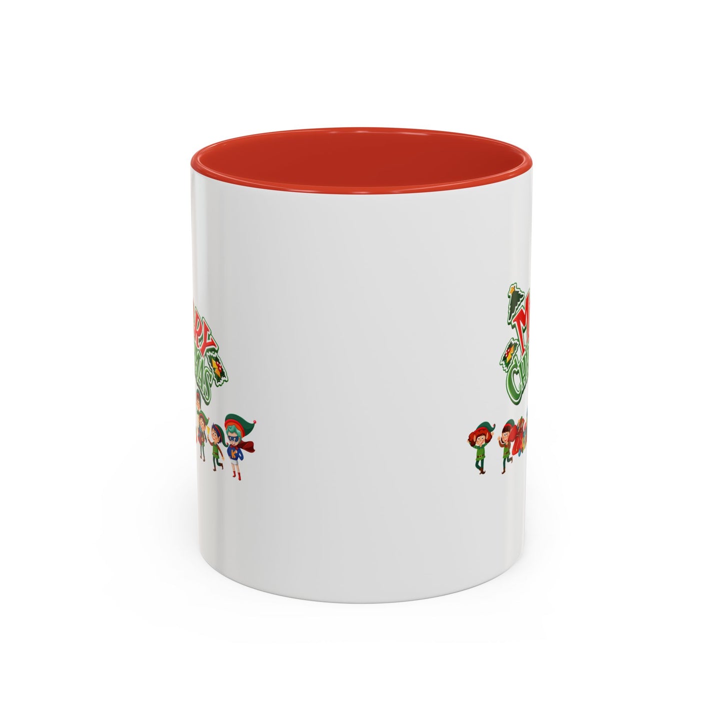 Accent Coffee Mug - Merry christmas from super friends