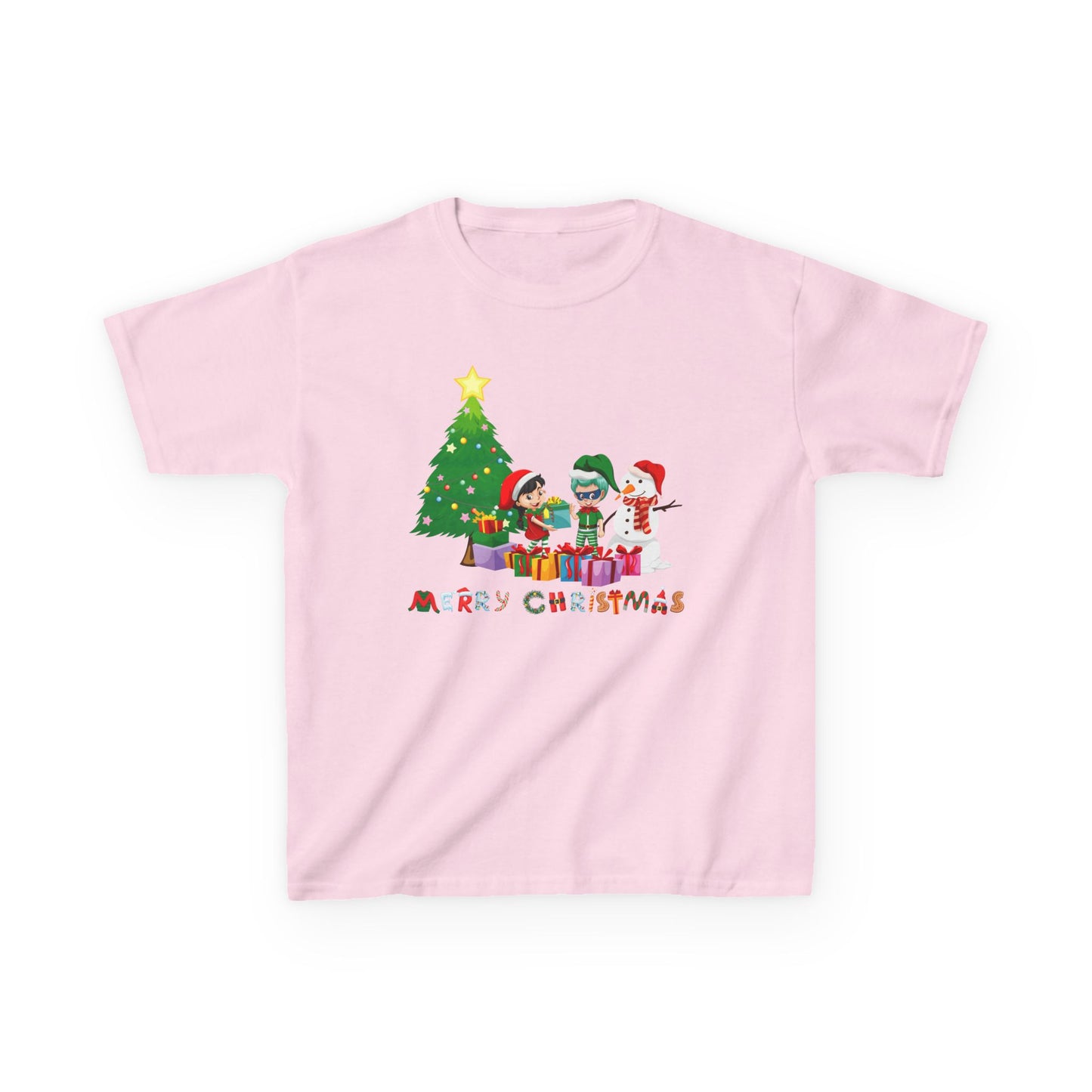 Kids Heavy Cotton™ Tee - Super kiddo preparing gifts - [[{"value":"Wonderwear Kid"}]]