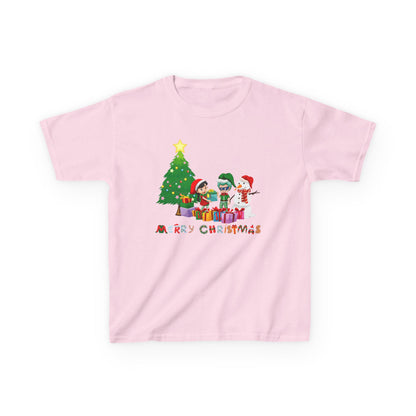 Kids Heavy Cotton™ Tee - Super kiddo preparing gifts - [[{"value":"Wonderwear Kid"}]]