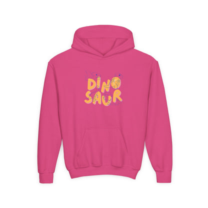 Youth Heavy Blend Hooded Sweatshirt -  Dino-saur Printify