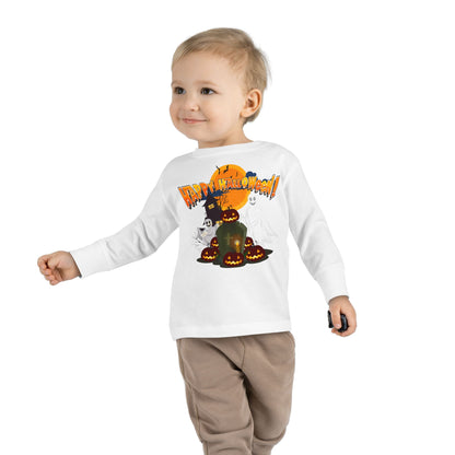 Toddler Long Sleeve Tee - Happy holloween - cemetery - [[{"value":"Wonderwear Kid"}]]