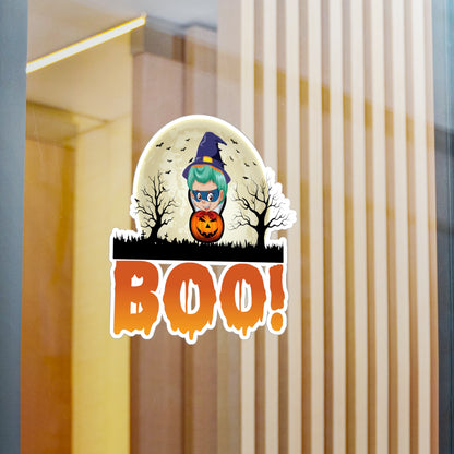 Halloween Kiss-Cut Vinyl Decals – Boo - [[{"value":"Wonderwear Kid"}]]