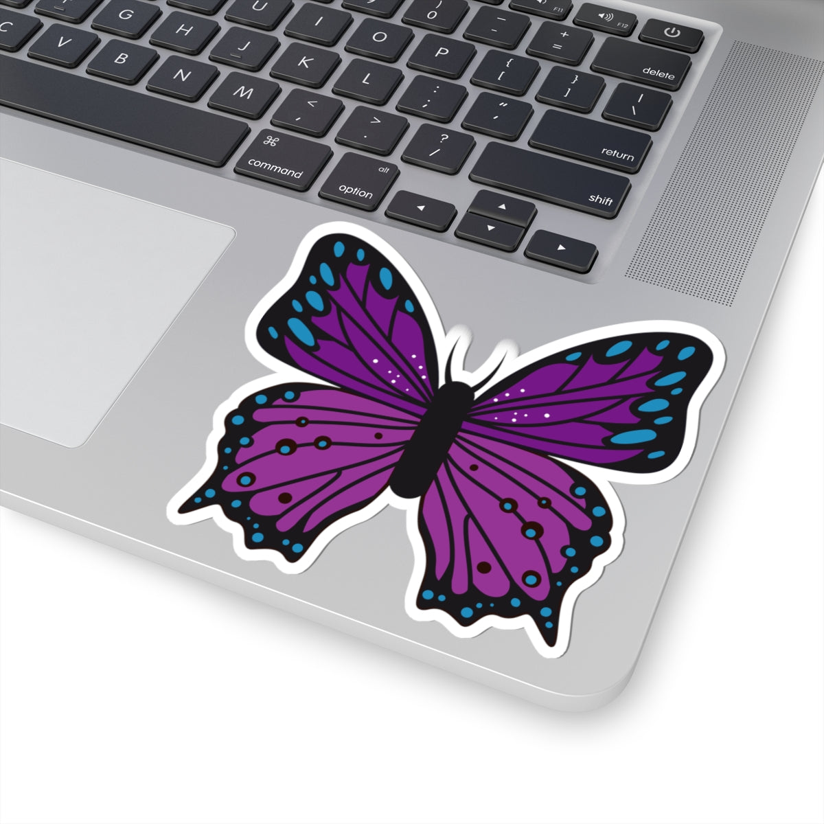 Kiss-Cut Stickers- Blue and purple butterfly