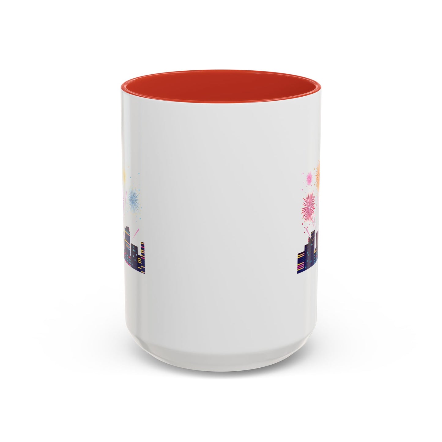 Accent Coffee Mug - Super kiddo with fireworks