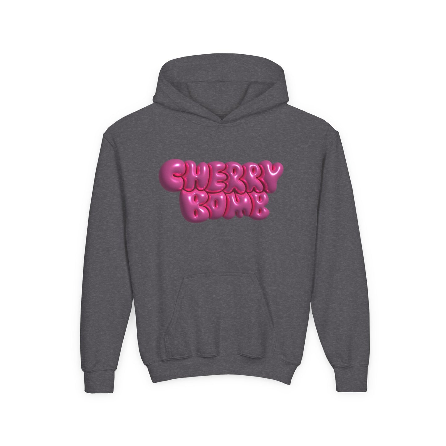 Youth Heavy Blend Hooded Sweatshirt - Cherry Bomb