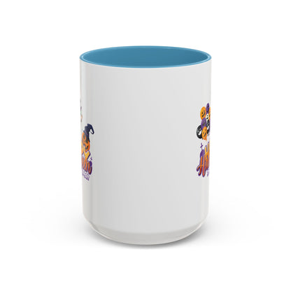 Accent Coffee Mug - Happy halloween trick or treat - [[{"value":"Wonderwear Kid"}]]