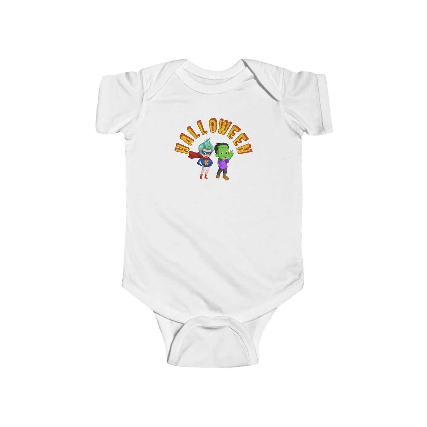 Infant Bodysuit - Holloween with super kiddo Printify
