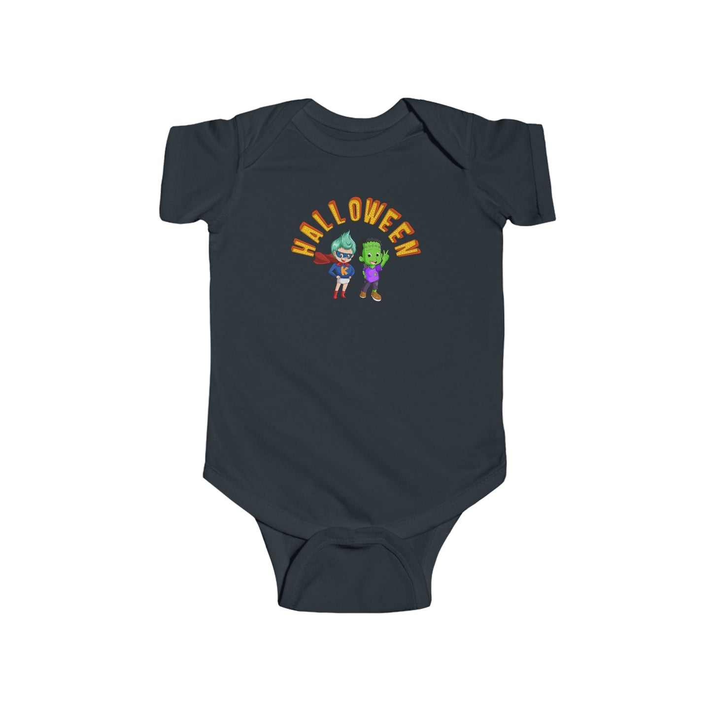 Infant Bodysuit - Holloween with super kiddo Printify