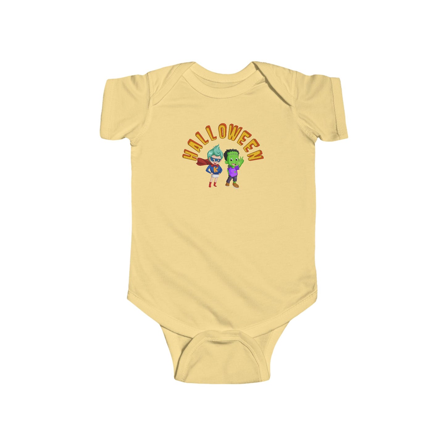 Infant Bodysuit - Holloween with super kiddo Printify