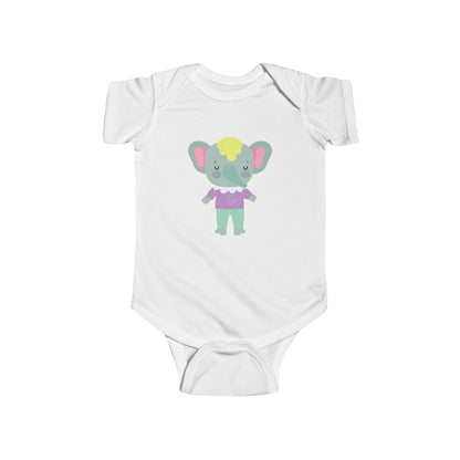 Adorable sleeping elephant infant bodysuit Printify