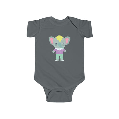 Adorable sleeping elephant infant bodysuit Printify