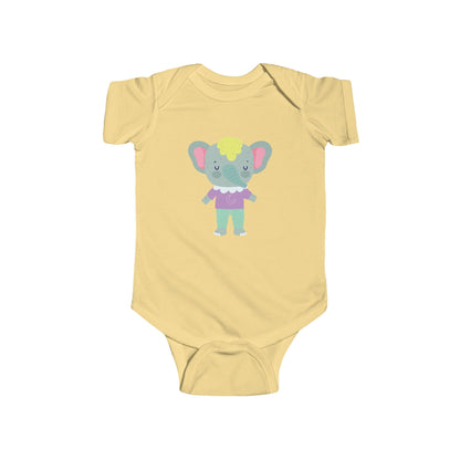 Adorable sleeping elephant infant bodysuit Printify