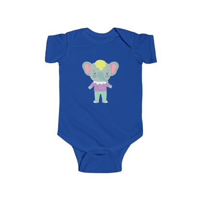 Adorable sleeping elephant infant bodysuit Printify