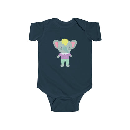 Adorable sleeping elephant infant bodysuit Printify