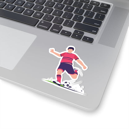 Kiss-Cut Vinyl Decals - To get a point in football Printify
