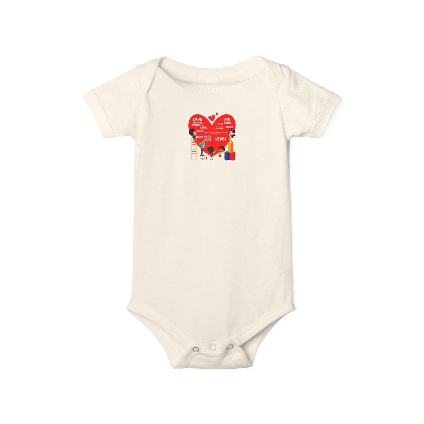 Infant Jersey One Piece - Valentines - Super kiddo and friends message - [[{"value":"Wonderwear Kid"}]]