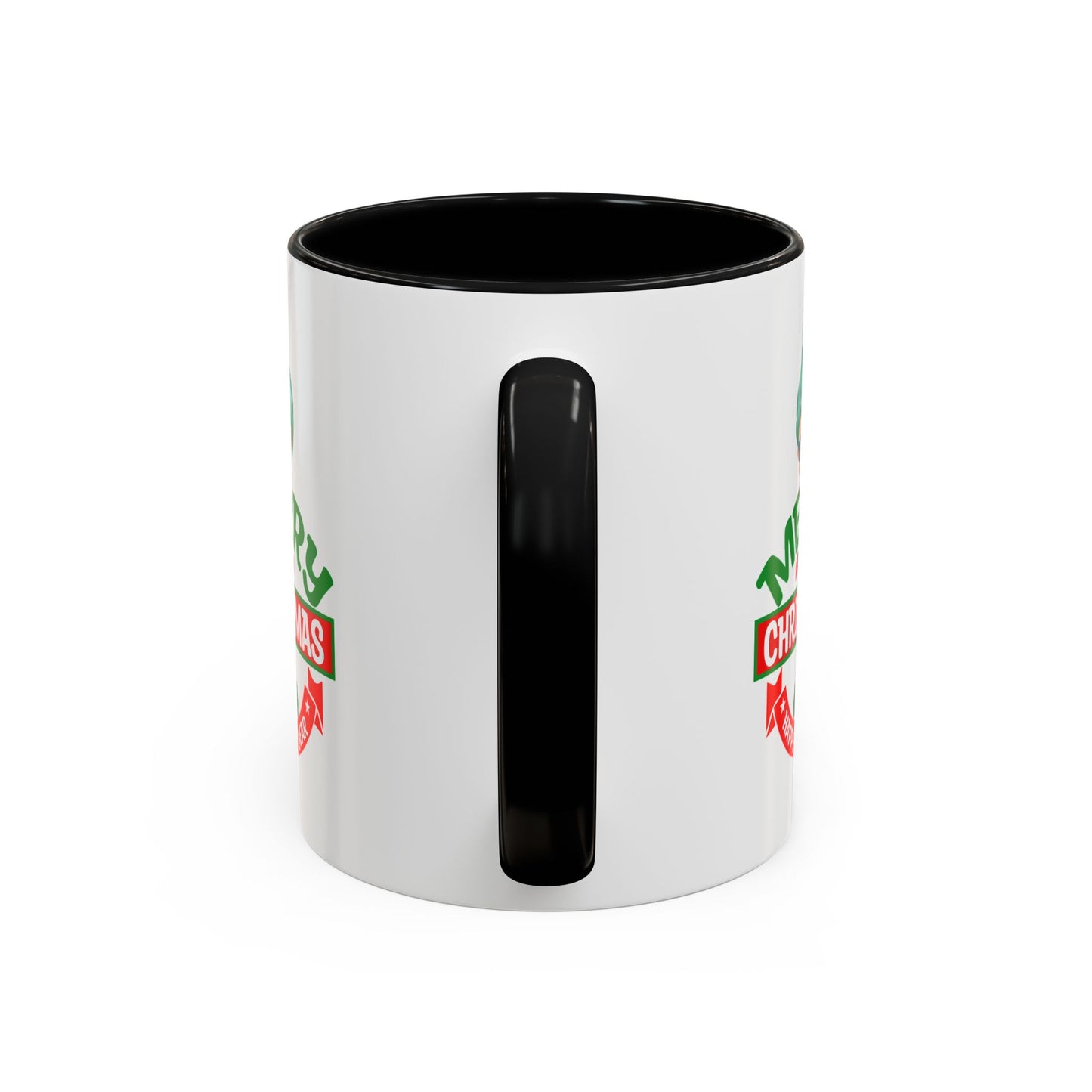 Accent Coffee Mug - Merry chridtmas from super kiddo