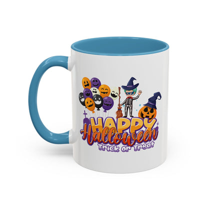 Accent Coffee Mug - Happy halloween trick or treat - [[{"value":"Wonderwear Kid"}]]