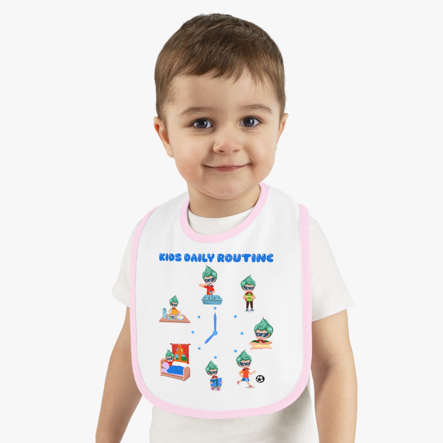 Baby Bib - Super kiddo daily routine