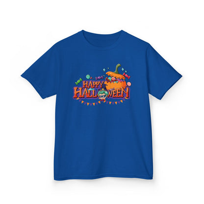 Kids Heavy Cotton™ Tee - Happy halloween banner Printify