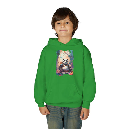 Youth Heavy Blend Hooded Sweatshirt - Kung fu Panda Printify