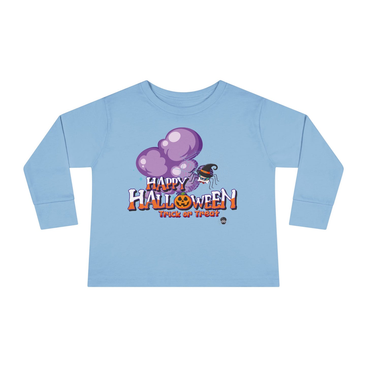 Toddler Long Sleeve Tee - Happy holloween - spider kiddo - [[{"value":"Wonderwear Kid"}]]