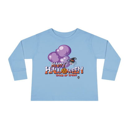 Toddler Long Sleeve Tee - Happy holloween - spider kiddo - [[{"value":"Wonderwear Kid"}]]