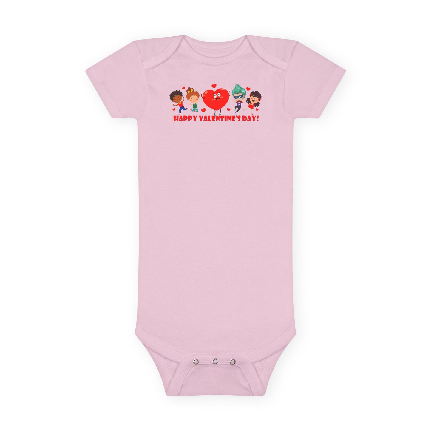 Infant Jersey One Piece - Valentines - Super kiddo and three friends - [[{"value":"Wonderwear Kid"}]]