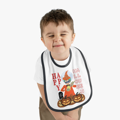 Baby Bib - Holloween design by super kiddo Printify