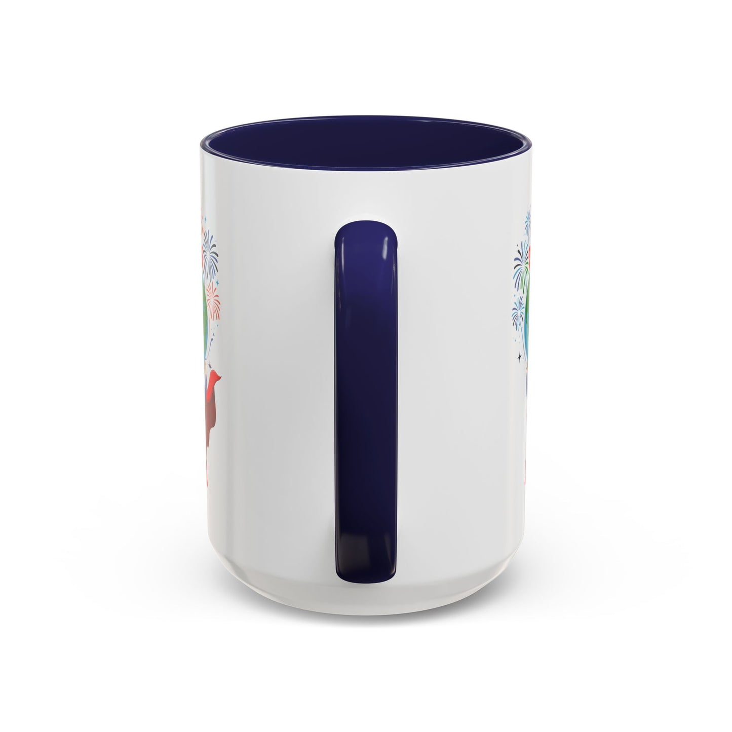 Accent Coffee Mug - Super kiddo holding globe
