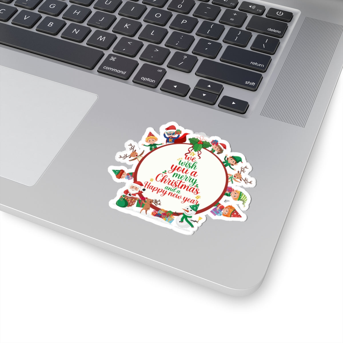 Kiss-Cut Stickers - We wish you a merry christmas - [[{"value":"Wonderwear Kid"}]]