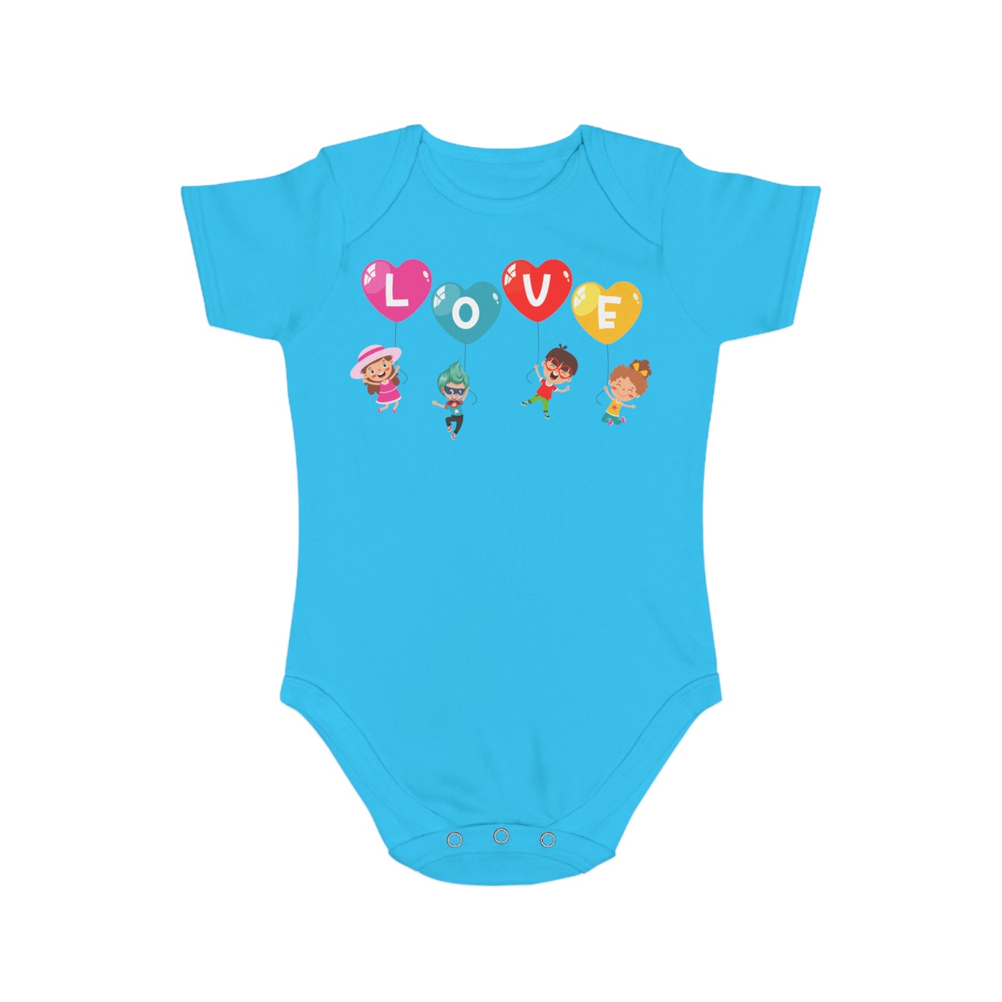 Infant Fine Jersey Bodysuit - Valentines -  Love - [[{"value":"Wonderwear Kid"}]]