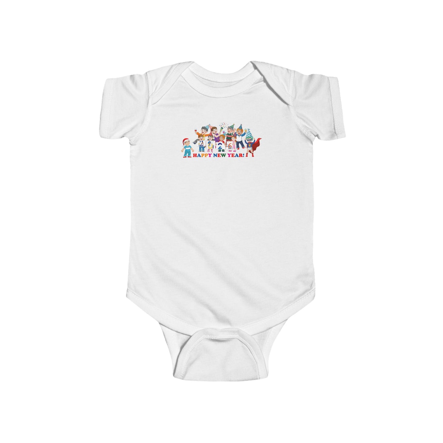 Infant Bodysuit - Happy new year from super kiddo - [[{"value":"Wonderwear Kid"}]]