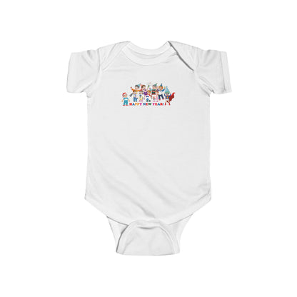 Infant Bodysuit - Happy new year from super kiddo - [[{"value":"Wonderwear Kid"}]]