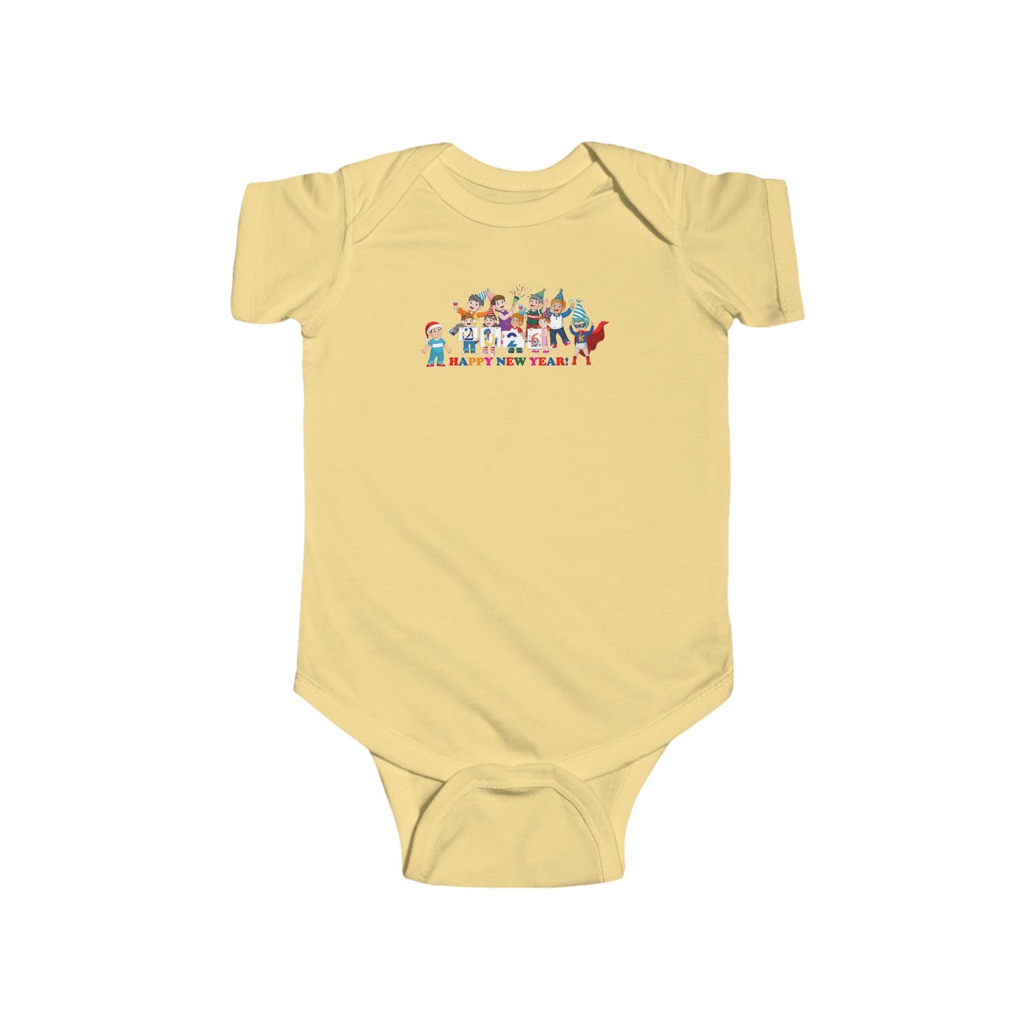 Infant Bodysuit - Happy new year from super kiddo - [[{"value":"Wonderwear Kid"}]]