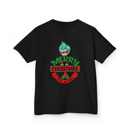 Kids Heavy Cotton™ Tee - Merry chridtmas from super kiddo - [[{"value":"Wonderwear Kid"}]]