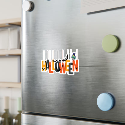 Halloween Kiss-Cut Vinyl Decals – Holloween hanging letters Printify