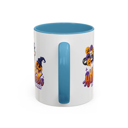 Accent Coffee Mug - Happy halloween trick or treat - [[{"value":"Wonderwear Kid"}]]