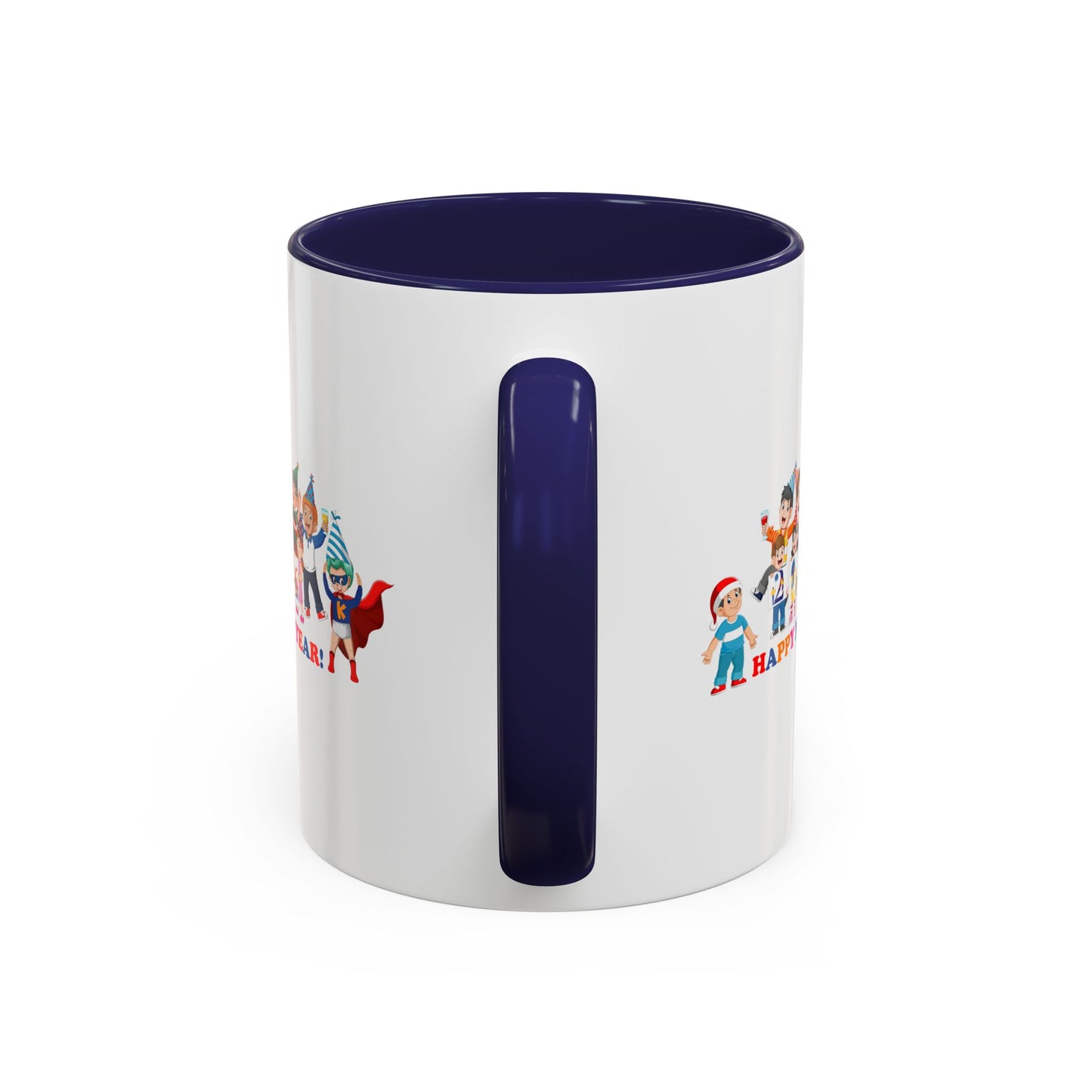 Accent Coffee Mug - Happy new year from super kiddo