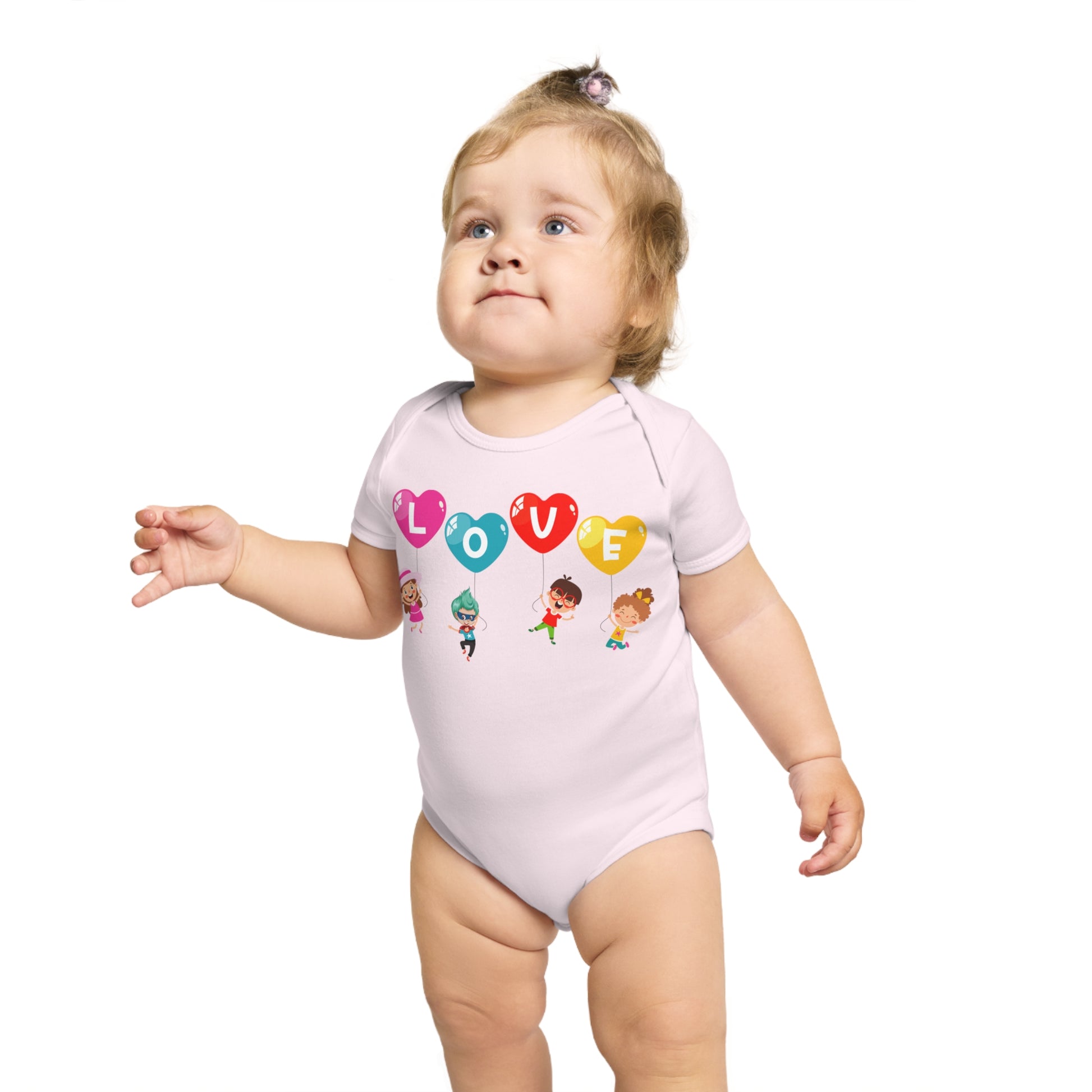 Infant Fine Jersey Bodysuit - Valentines -  Love - [[{"value":"Wonderwear Kid"}]]