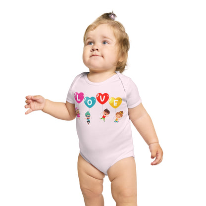 Infant Fine Jersey Bodysuit - Valentines -  Love - [[{"value":"Wonderwear Kid"}]]